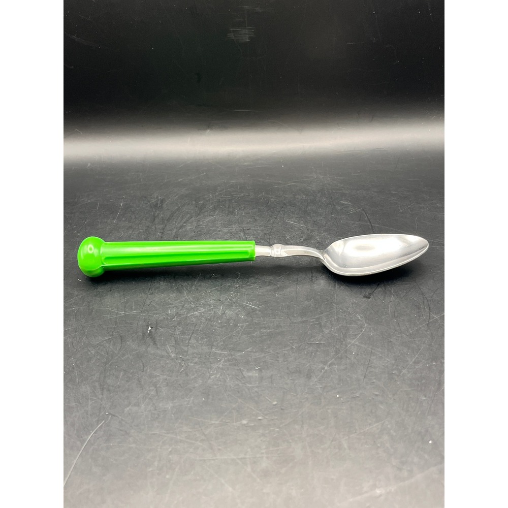 Vtg Oxford Hall Stainless‎ Flatware Green Handle MCM Japan 1973 Teaspoon